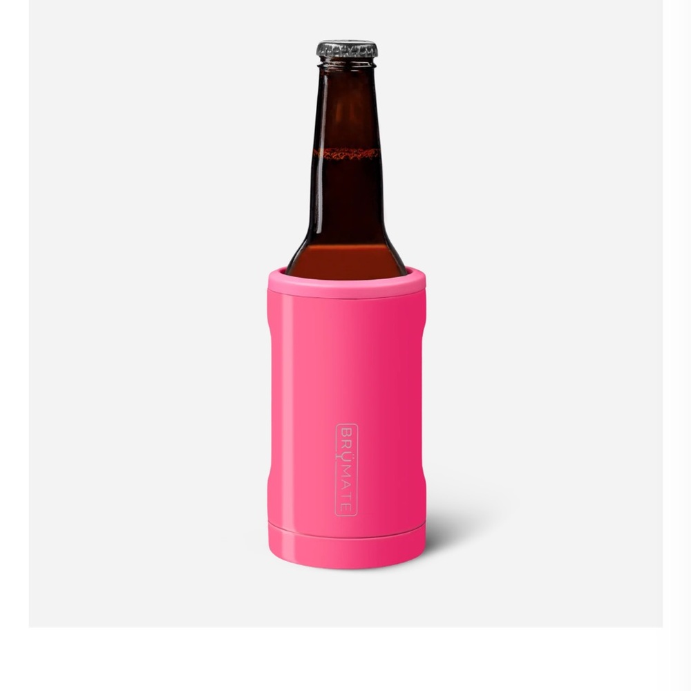 BrüMate Neon Pink Bottle Cooler